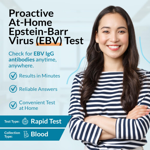 GetTested Epstein-Barr Virus (EBV) Test Kit – At-Home Blood Test for 1