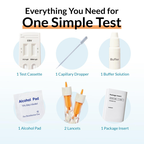 GetTested Epstein-Barr Virus (EBV) Test Kit – At-Home Blood Test for 2
