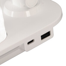 LED-Schreibtischlampe 1800mAh 5W USB-Ausgang 3-Farben Weiß