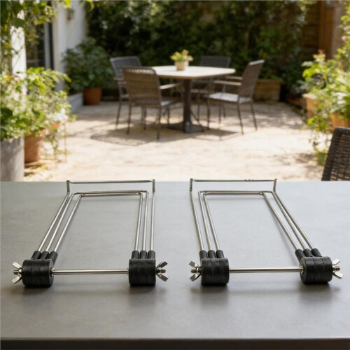 Camping Solar Panel Stand Adjustable Bracket Adjustable Pivot Mechanism Stainless Steel Construction for RV for Boat 2