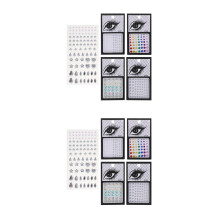 10Feuilles Colorés Pour Yeux Et Festival
