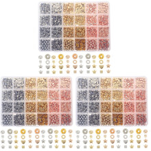 3Boîtes Perles DIY Espaceuses Couleurs Variées Pour Créatifs
