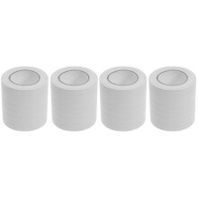 4Rouleaux Moulures PVC Blanches Souples Auto-Adhésives Pour