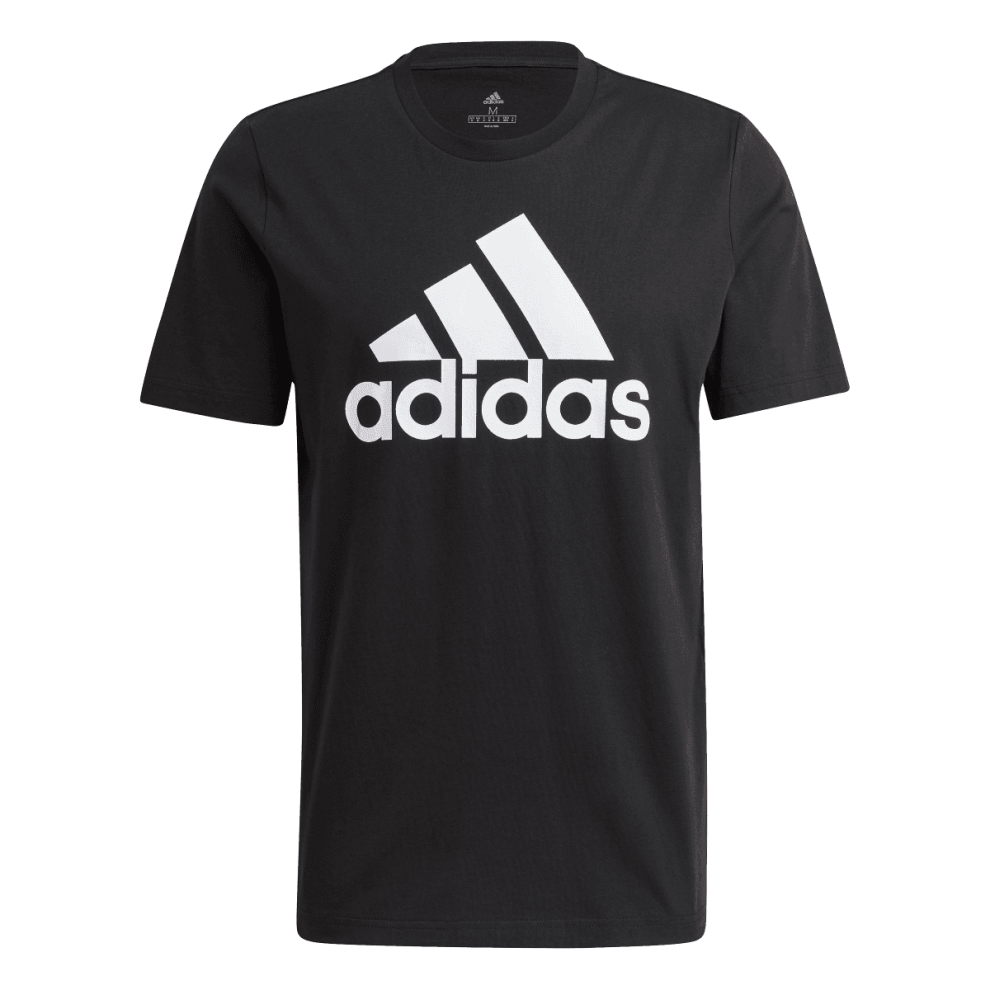 Adidas (Xs, ) Mens Essentials Big Logo T-Shirt Black