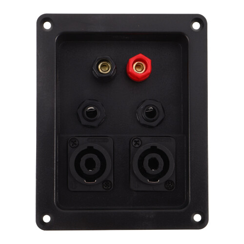 6Connecteurs Terminaux Haut-Parleur, Boîtier Noir, Pour Audio
