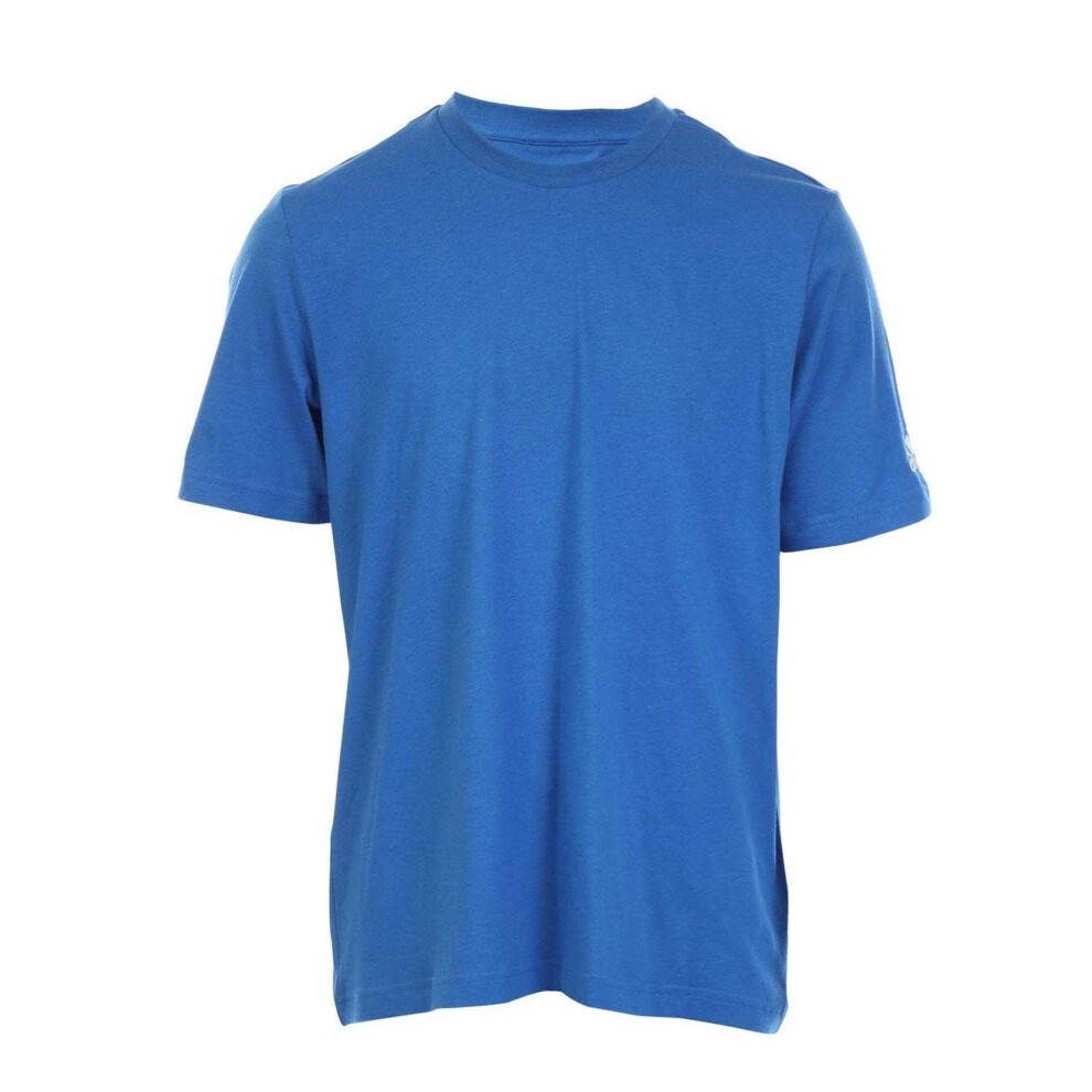 Adidas (M, ) Mens Blank T-Shirt Blue