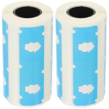 2Rouleaux Thermique Adhésif Pour Impressions Nettes