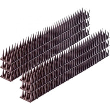 Pics anti-oiseaux à installation flexible pour poutres extérieures, pics répulsifs pour animaux avec base flexible pour tuyaux et colonnes,