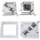 Adjustable BGA  Efficient Tool HT-90 Stencil Holder for Laptop CPU Phone Repair Diagonal Solder  Jig, Chip Tools 5