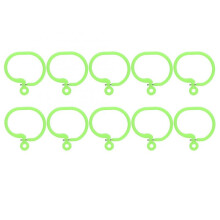 Anneaux de rechange robustes pour porte-clés, anneaux nasaux pour bovins, anneaux en plastique durable pour le contrôle des animaux, surface lisse