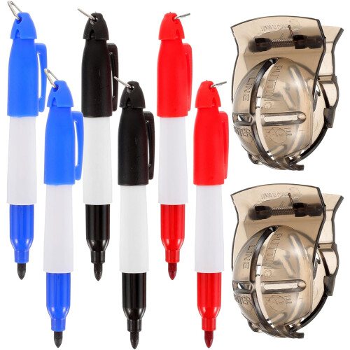 Golf Ball Alignment Tool Ball Marker Pen Stencil Liner for Golfers Practice