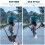 WEST BIKING Bicycle Anti-Glare Mirror Handlebar Rear View Wide Range Back Sight Reflect Adjustable 360 Rotating Mirror Left 5