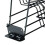 2X Metal 3-Tier Pull Down Spice Rack -  Retractable Large Capacity Kitchen Storage Shelf Organizer A 2
