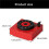 Player Shape Timer Practical 60-Minute Mechanical Kitchen Timer for Refrigerator Oven with Clear Display Red 10