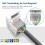 RJ45 Cat5e Ethernet  Jack(No Punch-Down, Tool-Less) RJ45 Module Coupler Ethernet Module Female Jack Wall Adapter 5