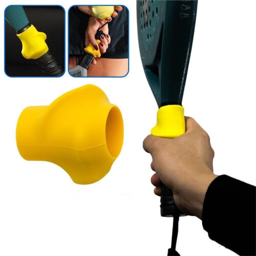 Silicone Tennis Racket Grip Correction Device AntiSlip Portable  Racket Handle Support Comfort Grip Trainer 1