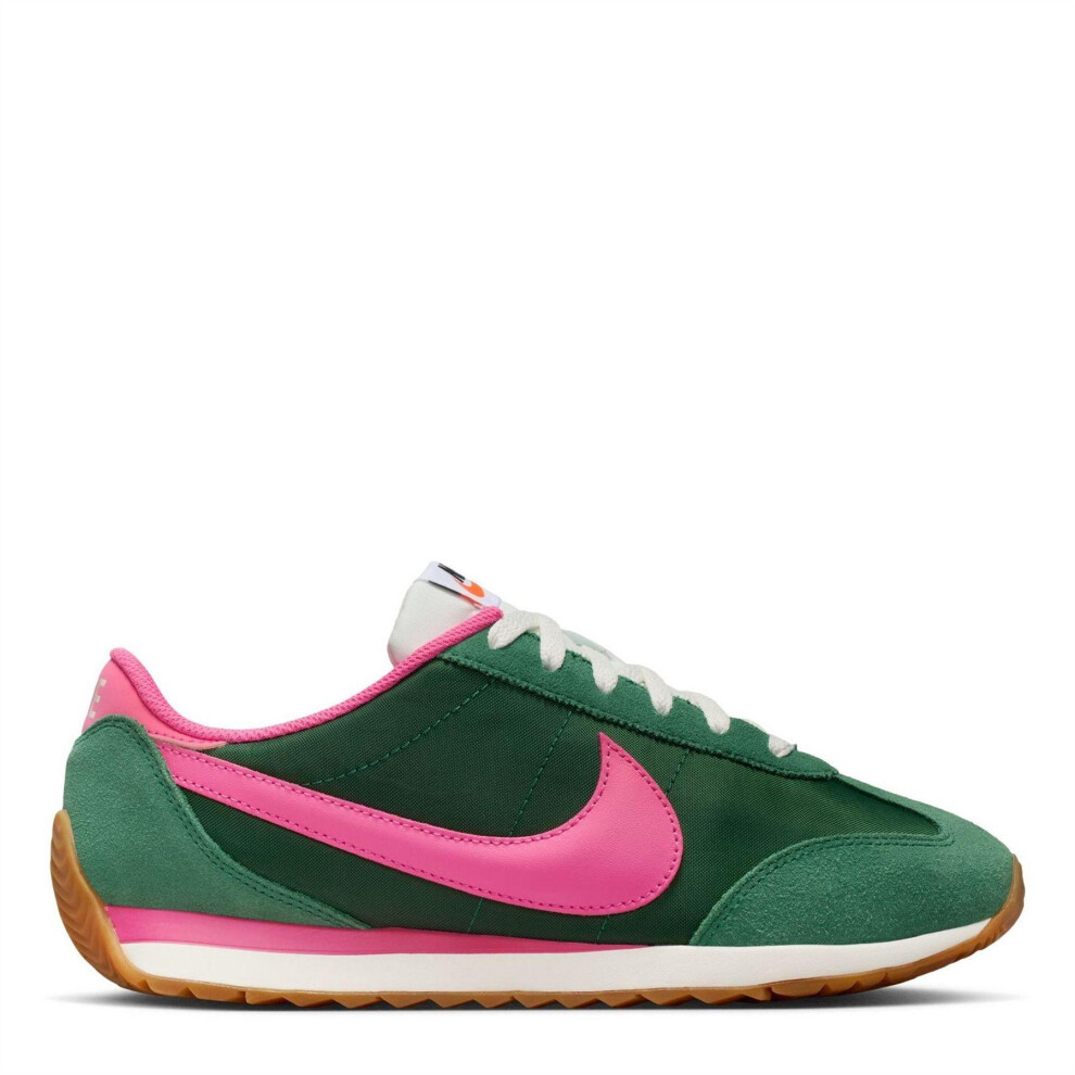 Nike (7 Uk, /Pink) Womens/Ladies Waffle Debut Suede Wedge Trainers Green
