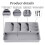 Retractable Drawer Cutlery Storage Tray Block Holder Multipurpose Spoon Forks Tableware Spice Bottle Organizer Box 5