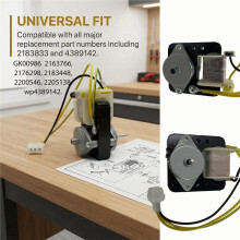 Verdamperventilator Motor voor Upmbzie GK00986 2183833 2163766 2176298 2183448 2200546 2205138 WP4389142 CKD205138X