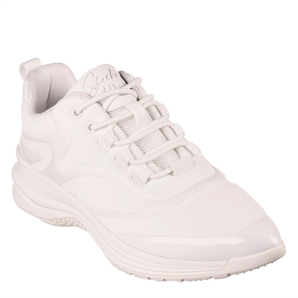 Skechers (3 Uk, White) Womens/Ladies Hot Melt Trainers