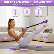 Pedal Resistance Band with Handle Exercise Resistance Bands for Core Abs Legs Glutes Sit Workout Equipment