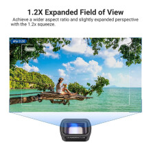 1.2X  Anamorphic Lens for  Osmo Pocket 3, Magnetic HD Optical Widescreen  Streak Lens Creator Accessories