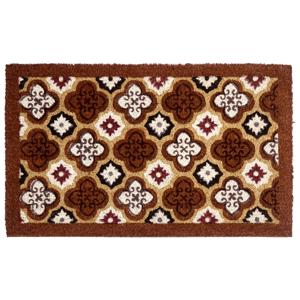 Beliani Doormat Seletna 40 X 60 Cm Coir Brown