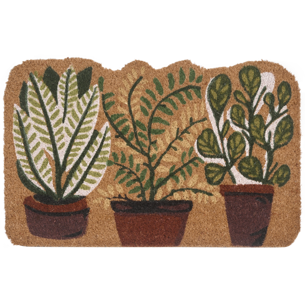 Beliani Doormat Anamudi Natural 40 X 60 Cm Coir