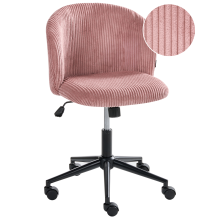 Office Chair MILES Corduroy Pink