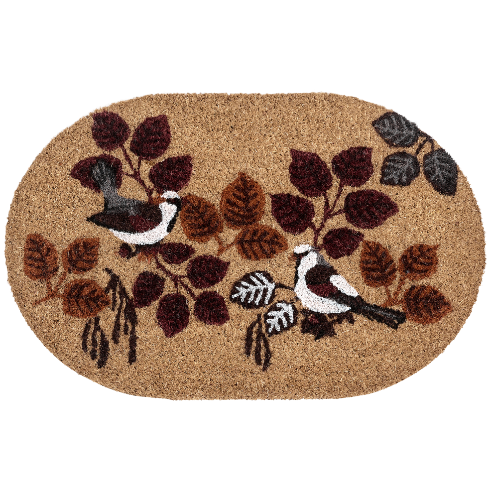 Beliani Doormat Toolik Natural 40 X 60 Cm Bird Coir