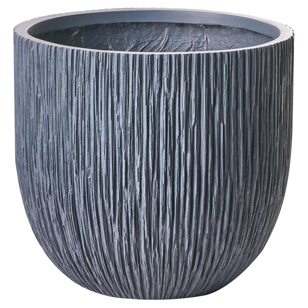 Beliani Plant Pot Hanyue 42 Cm Grey