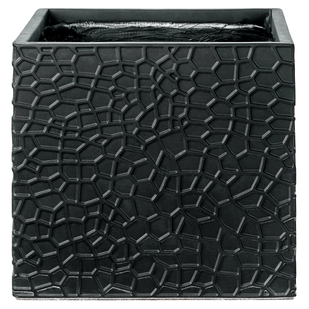 Beliani Plant Pot Feiyan 44 Cm Black