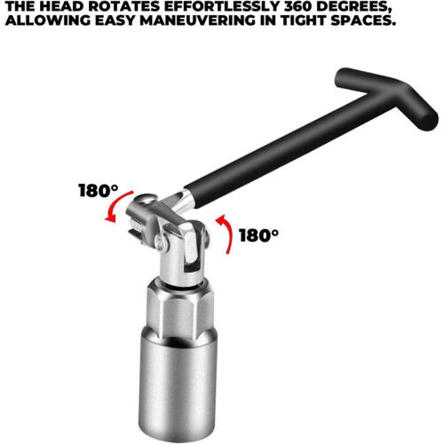 6  Wrench Set, Universal  Wrench, Spark Plugs  Meter, T-Handle Spark Plugs Socket Wrench 1
