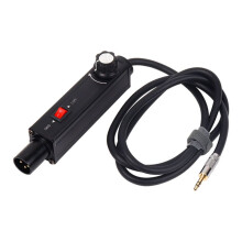 3.5mm to XLR Audio Isolator Audio Common Ground Current Sound Elimination Noise Reduction Mixer Volume Adjustment