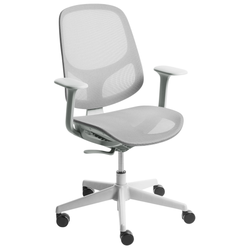 Beliani Office Chair AERI Light Grey