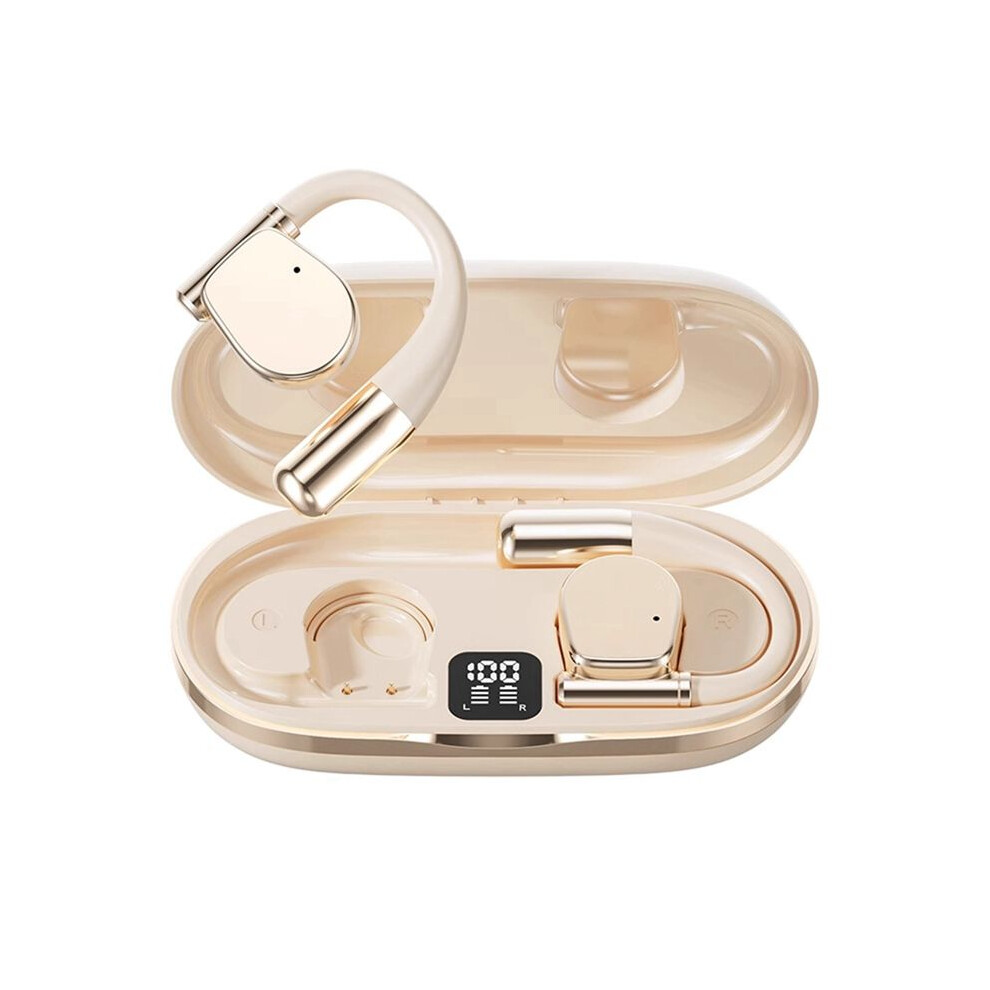 M111 Translator Headset 144-Language Ai Translation Earbuds Wireless -Ear Translator Device Creamy- White 4713534831182