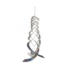 Système anti-oiseaux, réflecteurs en spirale argentés, dispositifs répulsifs non nocifs pour la décoration de terrasse extérieure, éloignent