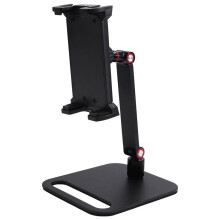 Adjustable Portable Monitor Stand 360 Swivel Bracket Tablet Holder Compatible with Tablet Desktop Clamp Stand A