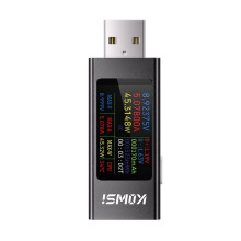 KOWSI USB Ammeter Multi-Function Digital Display Voltage Ammeter Power Meter Cell Phone Charging Tester