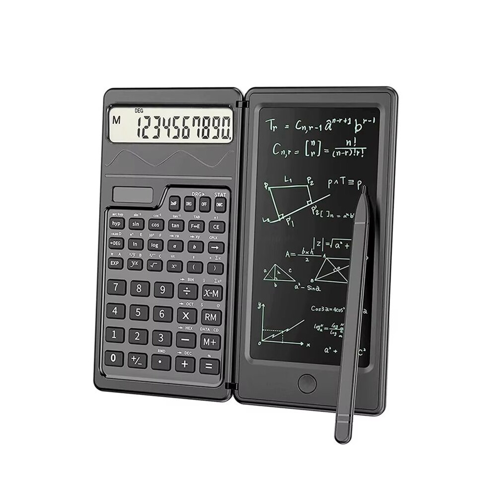 Solar Scientific Calculator With Lcd Notepad Functions Professional Portable Foldable Calculator For Students 4713405007524