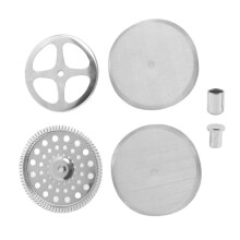 Stainless Steel French Press Filters,Containing Spiral Disk,Mesh French Press Screen Disk for Wide French Press 600ml