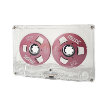 Retro-Audiokassette, Blanko, 50 Minuten, Blankes Kassettenband, Doppelseitiges Magnetband für Musikaufnahmen