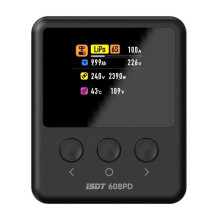 ISDT 608PD 240W/10A USB C 140W/5A Digital Charger for LiFe/Lilon/LiPo/LiHV/NiMH/Pb RC Drone Battery