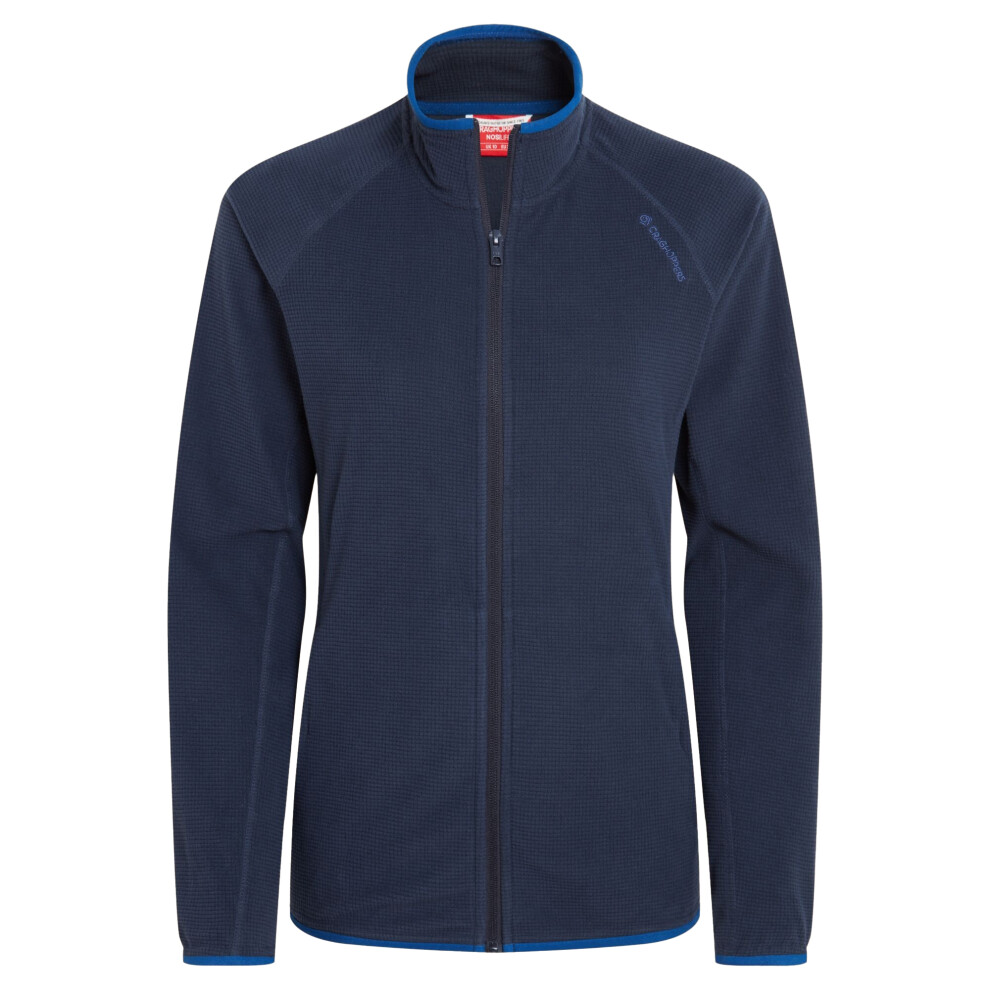 Craghoppers (10 Uk, Blue Navy) Womens/Ladies Belfairs Nosilife Full Zip Golf Fleece