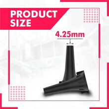 100 Pcs Diagnostic Otoscope Covers,Universal, High-Quality Disposable Plastic Ear Otoscope Specula Tips 4.25 mm