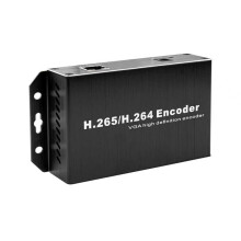 VGA zu IP Audio Video Encoder H.265 H.264 Streaming RTMP HLS UDP SRT RTSP HTTP CATV IPTV VGA Loop Out