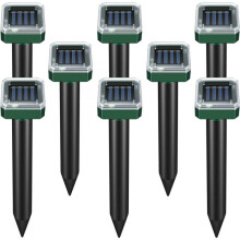 Répulsif à ultrasons solaire à fonctionnement continu pour la protection du jardin et de la cour, lutte antiparasitaire sans cruauté contre les