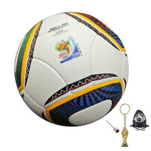 2010 South Africa World Cup Soccer Ball for Training with Ball Bag, Keychain, Gift