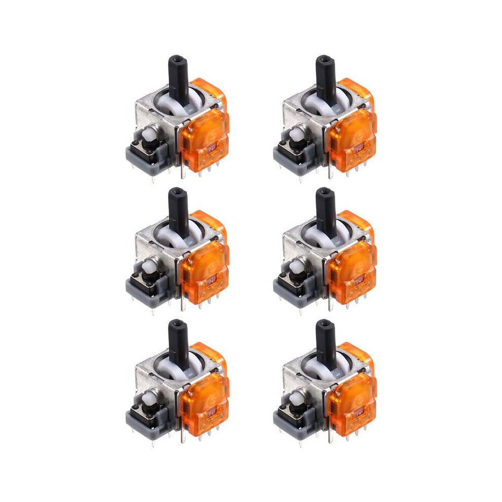 6Pcs For Ps5 Tmr Electromagnetic Joystick For Ps5 Gamepad Tmr Joystick 3D Analog Thumb Stick Controller 4712452232064