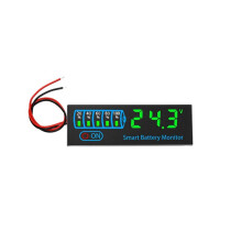 18650 Li-Ion Lipo Lithium Test 7-55V Acid Battery Level Indicator Tester LEDDisplay Meter Module Capacity VoltageMeter,B
